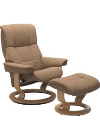 Relaxsessel stressless "Mayfair", braun (sand dinamica), B:79cm H:101cm T:73cm, Leder BATICK: BATICK ist ein leicht korrigiertes, durchgef&auml;rbtes und genarbtes M&ouml;belleder, bei dem die meisten Unebenheiten und Spuren in der Regel entfernt wurden.;Leder PALOMA: PALOMA ist ein durchgef&auml;rbtes Semianilin-M&ouml;belleder mit nat&uuml;rlicher Narbung.;ROHLEDER Stoff Q2 FARON: Ein fester zuverl&auml;ssiger Boucl&eacute; mit ein