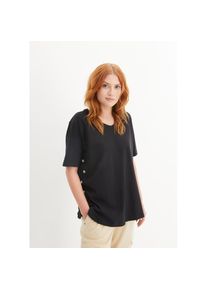 bonprix T-Shirt Oversize-Passform, Halbarm, Casual-Stil, V-Ausschnitt
