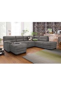 COTTA Polstergarnitur &raquo;Royale U-Form&laquo; Set, Set bestehend aus: Wohnlandschaft & Hocker