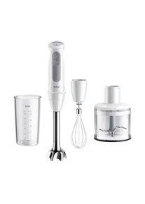 Braun Stabmixer &raquo;MultiQuick 5 MQ 50236 M - 1000 W, 21 Geschwindigkeiten, Schneebesen&laquo; 1000 W Spritzschutz, 500 ml Zerkleinerer, Mahlklinge, 