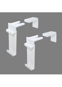 GOOD LIFE Sichtschutzz&uuml;ge Ersatzhalter &raquo;Ena&laquo; Packung 2 Stk. f&uuml;r Rollos f&uuml;r Rollos und Doppel-Rollos zum Klemmen