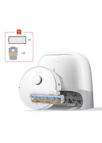 roborock Saugroboter &raquo;Qrevo Curv 2 FlowX, White&laquo; Automatische Teppichschutz‐Walzenklappe