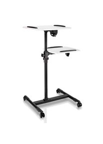 Hama Beamer &raquo;Beamertisch, 2 Fl&auml;chen (je 10kg)&laquo; ( ) h&ouml;henverstellbar, neigbar Beamerwagen mit Rollen, 360&deg;