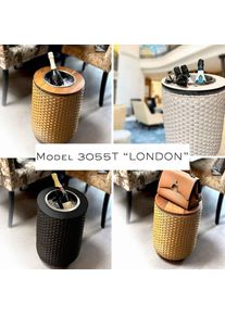 COOTAB Cooler Table Beistelltisch &raquo;4-in-1 Loungetisch mit Acryl-K&uuml;hler London 50 cm&laquo; 1 Stk. tlg. Wetterfest, Pflegeleicht, Hitzebest&auml;ndig, 