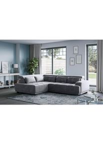 COTTA Ecksofa &raquo;Jade L Form, B: 270 cm, mit Kopfteilverstellung & Nierenkissen&laquo; optional elektr. Sitztiefenverstellung