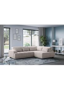 COTTA Ecksofa &raquo;Jade L Form, B: 270 cm, mit Kopfteilverstellung & Nierenkissen&laquo; optional elektr. Sitztiefenverstellung