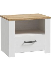 FORTE Nachtkommode B/H/T 61,6/52/42 cm, in 2 Dekoren erh&auml;ltlich