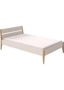 Paidi Kinderbett &raquo;STIENE in verschiedenen Gr&ouml;&szlig;en und Farben&laquo; 90/120/140x200cm - Beige, Grau, Eiche massiv, Jugendbett mit Massivholz, pflegeleicht, 