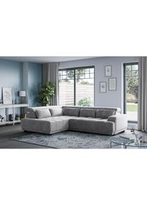 COTTA Ecksofa &raquo;Jade L Form, B: 270 cm, mit Kopfteilverstellung & Nierenkissen&laquo; optional elektr. Sitztiefenverstellung