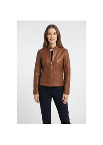 Mauritius Lederjacke &raquo;MWKawira&laquo; mit Stehkragen