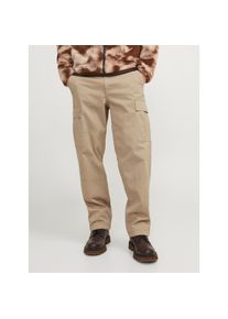 Jack & Jones Jack & Jones Cargohose &raquo;JPSTKARL JJHARLOW CARGO NOOS&laquo; beige, Gr&ouml;&szlig;e 33