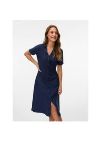 V&eacute;ro Moda Vero Moda Blusenkleid &raquo;VMJOSIE S/S CALF SHIRT DRESS WVN GA&laquo; Viskosemischung, regular fit