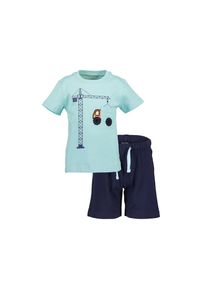 Blue Seven Shirt & Shorts Set, 2
