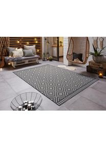 freundin Home Collection Teppich &raquo;Breeze&laquo; rechteckig 8 mm H&ouml;he In-& Outdoor, Wetterfest, Balkon, Garten, Wohnzimmer, Rauten