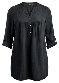 ZIZZI, Damer, Tunika 'Cavivu', Sort, St&oslash;rrelse M