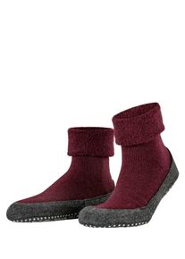 Haussocken Falke "Cosyshoe", Herren, Gr. 41-42, barolo, Merinowolle, Polyamid, normal, Socken Haussocken, mit Merinowolle & rutschhemmender Sohle, atmungsaktiv