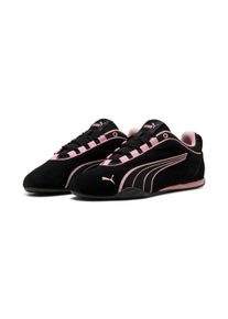 Sneaker Puma "CATCH SOLEIL SD", Damen, Gr. 42,5, Puma schwarz, rosy outlook, Leder, Schuhe Sneaker, mit Schn&uuml;rung, mit leicht profilierter Gummisohle, aus Leder