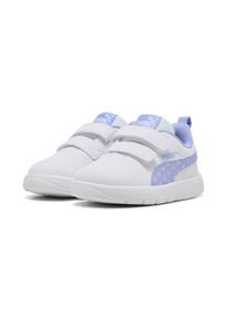 Sneaker Puma "COURTFLEX V3 DOTTY V INF", M&auml;dchen, Gr. 20, wei&szlig; (Puma wei&szlig;, intense lavender, pink shimmer), Synthetik, unifarben, Schuhe Sneaker, kn&ouml;chelhohe Form, mit Klettverschluss, flexible Synthetik-Laufsohle