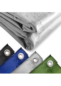 Jago Takar&oacute;ponyva 650 g/m&sup2; aluminium szemek 4 x 5 m sz&uuml;rke