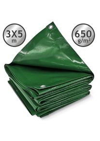 Jago Ponyva 650 g/m&sup2; alum&iacute;nium h&aacute;l&oacute;s z&ouml;ld 3 x 5 m