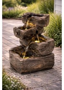 stilista Kerti sz&ouml;kők&uacute;t 25 x 23 x 38 cm fa r&ouml;nk&ouml;k