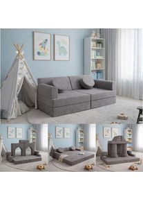 Juskys Designer modul&aacute;ris gyerekkanap&eacute; 150 cm sz&uuml;rke