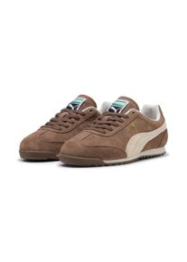 Sneaker Puma "ARIZONA SD", Herren, Gr. 37, wei&szlig; (flat bronze, alpine snow, Puma gold), Leder, unifarben, Schuhe Sneaker, mit Schn&uuml;rverschluss, mit profiliertem Gummi-Laufsohlenmaterial