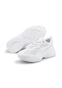 Sneaker Puma "CILIA", Damen, Gr. 39, bunt (Puma wei&szlig;, gray violet, Puma silber), Synthetik, Schuhe Sneaker, atmungsaktives Obermaterial, IMEVA-Zwischensohle