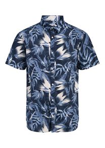 Jack & Jones Jack & Jones Junior, Drenge, Skjorte, Ecru / Marin / Indigo, St&oslash;rrelse 110