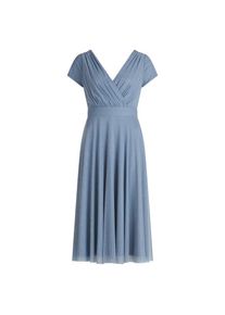 Vera Mont, Damen, Cocktailkleid &raquo;Cocktailkleid im Glitzer-Look&laquo;, Light Blue/Grey, 38 - EURO, Passform: Ausgestellt