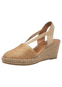 Tamaris Espadrilles Femme beige taille 39