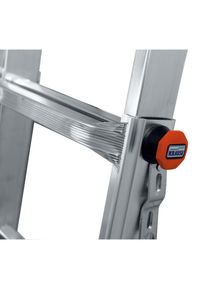 Krause, Teleskopleiter &raquo;MONTO TeleMatic&laquo;, silberfarben, Aluminium, 4x4 Sprossen