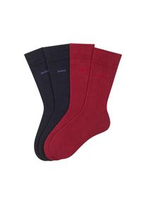 BOSS, Herren, Businesssocken &raquo;2P RS Uni CC&laquo; Packung, 2er, 2 Paar tlg. mit Markenlogo, Medium Red 613, 39-42, 2er Pack Businesssocken von BOSS Black 