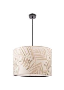 Paco Home, Pendelleuchte &raquo;Kuba 126&laquo; E27 Lampenschirm Esstisch H&auml;ngelampe Wohnzimmer Kinderzimmer Palme, schwarz,