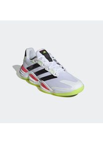 adidas Performance, Herren, Hallenschuh &raquo;STABIL 16 INDOOR&laquo; Handballschuh, Cloud White / Aurora Metallic / Aurora Plum, 43, Dieser Halt gebende Schuh 