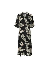 V&eacute;ro Moda Vero Moda, Damen, Sommerkleid &raquo;VMEASY JOY 2/4 FRL CALF DRESS WVN GA&laquo; Viskose, regular fit, Black AOP:Fioni, XS - N-Gr, Langes Kleid von Vero Moda