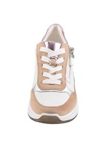 Ara, Damen, Keilsneaker &raquo;GARDA&laquo; , Plateausneaker, Keilsneaker mit Wechselfu&szlig;bett in H-Weite, wei&szlig; kombiniert, 3 (35,5), Schn&uuml;rer mit seitlichem 