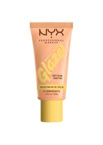 Nyx Cosmetics NYX PROFESSIONAL MAKEUP, Damen, Foundation &raquo;BUTTERMELT GLAZE SOFT GLOW SKIN TINT + LSF 30&laquo; Pflegend, spendet Feuchtigkeit, ohne R&uuml;ckst&auml;nde und &ouml;liges 