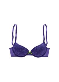 Vivance, Push-up-BH &raquo;Madita&laquo; mit B&uuml;gel aus h&uuml;bscher Spitze mit &bdquo;Love"-Schriftzug, sexy Dessous, blau, 75 - Cup A