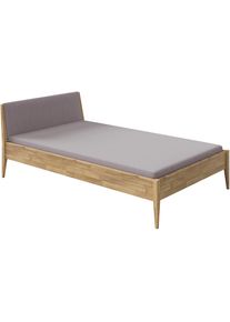 Paidi, Kinderbett &raquo;STIENE in verschiedenen Gr&ouml;&szlig;en und Farben&laquo; 90/120/140x200cm - Beige, Grau, Eiche massiv, Jugendbett mit Massivholz, pflegeleicht, 