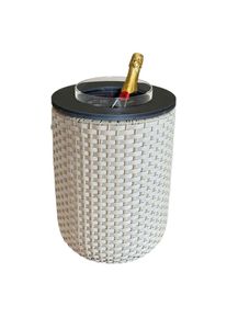 COOTAB Cooler Table, Beistelltisch &raquo;4-in-1 Loungetisch mit Acryl-K&uuml;hler London 50 cm&laquo; 1 Stk. tlg. Wetterfest, Pflegeleicht, Hitzebest&auml;ndig, 