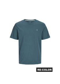 Jack & Jones Jack & Jones, Herren, Rundhalsshirt &raquo;JJEPAULOS TEE SS CREW NECK NOOS&laquo; Baumwollmischung, regular fit, Blue Mirage, M, Herren-T-Shirt von Jack & Jones
