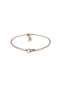 Elli, Damen, Armkette &raquo;Armband Kreis Trend Verbundenheit 925 Sterling Silber&laquo;, Rosegold, Elegantes Armband aus 925er Sterling Silber