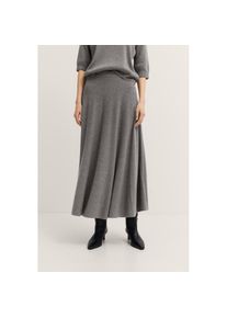 Bugatti, Damen, Strickrock &raquo;Bequem & klassisch&laquo; in einem weichen Wolle-Kaschmir-Mix, 250-grau, XL, Pull-on-Stil &ndash; einfach & komfortabel