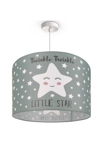 Paco Home, Pendelleuchte &raquo;Aleyna 105&laquo; E27 Kinderlampe Deckenlampe LED Kinderzimmer Sternen Motiv E27, wei&szlig;,