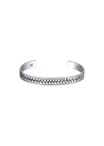 Kuzzoi, Herren, Armreif &raquo;Armband Armreif Zopfmuster Vintage Design 925 Sterling Silber&laquo;, Silber, Elegantes Armband f&uuml;r Herren aus 925 Sterling Silber 
