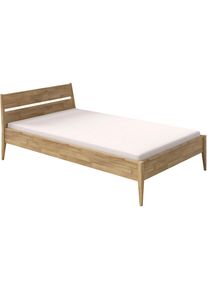 Paidi, Kinderbett &raquo;STIENE in verschiedenen Gr&ouml;&szlig;en und Farben&laquo; 90/120/140x200cm - Beige, Grau, Eiche massiv, Jugendbett mit Massivholz, pflegeleicht, 