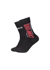 CAMP DAVID, Herren, Socken &raquo;casual&laquo; 4 Paar, mit elastischem Bund, black black, 43-46, Herrensocken von CAMP DAVID