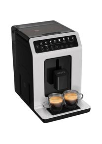 Krups, Kaffeevollautomat &raquo;EA897A Evidence ECOdesign&laquo; Touch-Steuerung, Schwarz/Wei&szlig; in Schiefer-Optik,