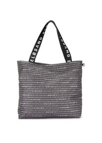 ELBSAND, Damen, Shopper &raquo;Strandtasche, Badetasche&laquo; XXL Tasche, Handtasche, Einkaufstasche, Schultertasche VEGAN, anthrazit, B/H/T: 37 cm x 39 cm x 12 